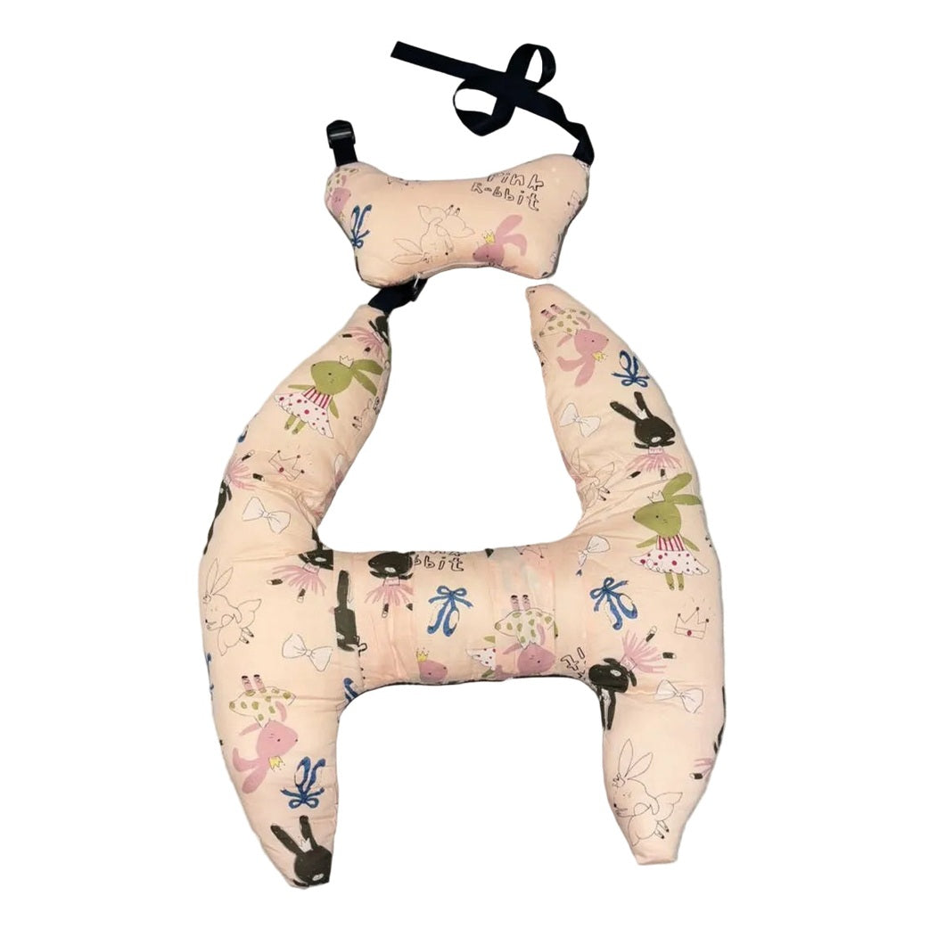 Pink Comfy-H Car Pillow