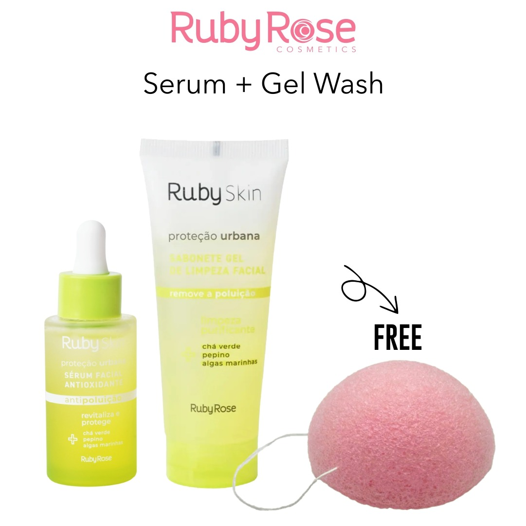 Ruby rose Skin Serum + Gel wash + FREE sponge - Medaid International