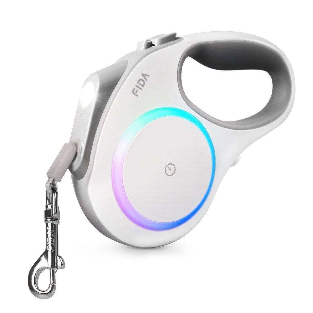 FIDA Retractable LED Lighted Dog Leash 5M up to 35 kg