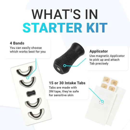 Magnetic Nasal Strips Snoring Relief Kit with Nose Clip for Gentle Breathing Sleep Aid - Medaid International