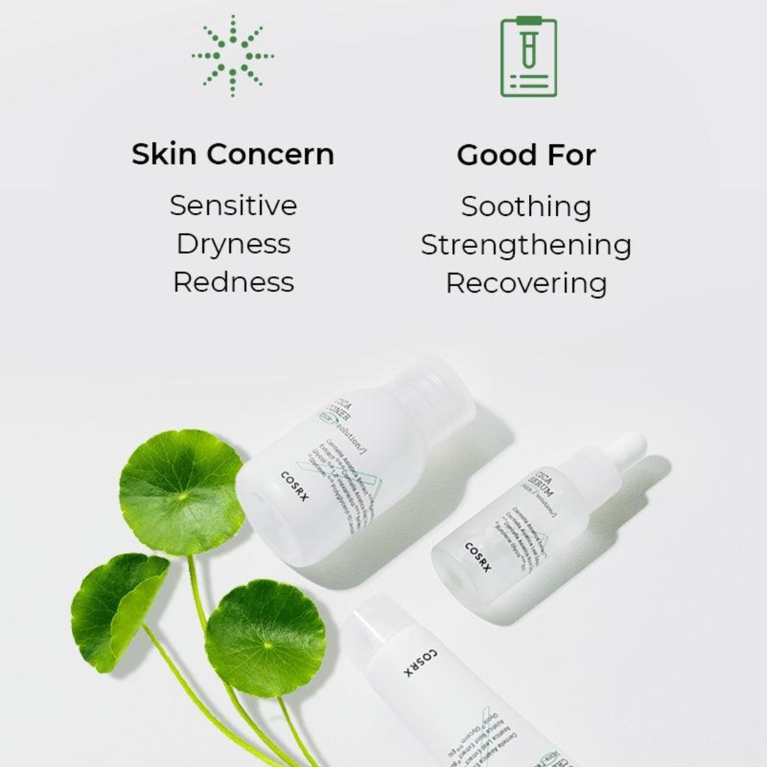 Cosrx Cica-7 Relief 3 Step Kit