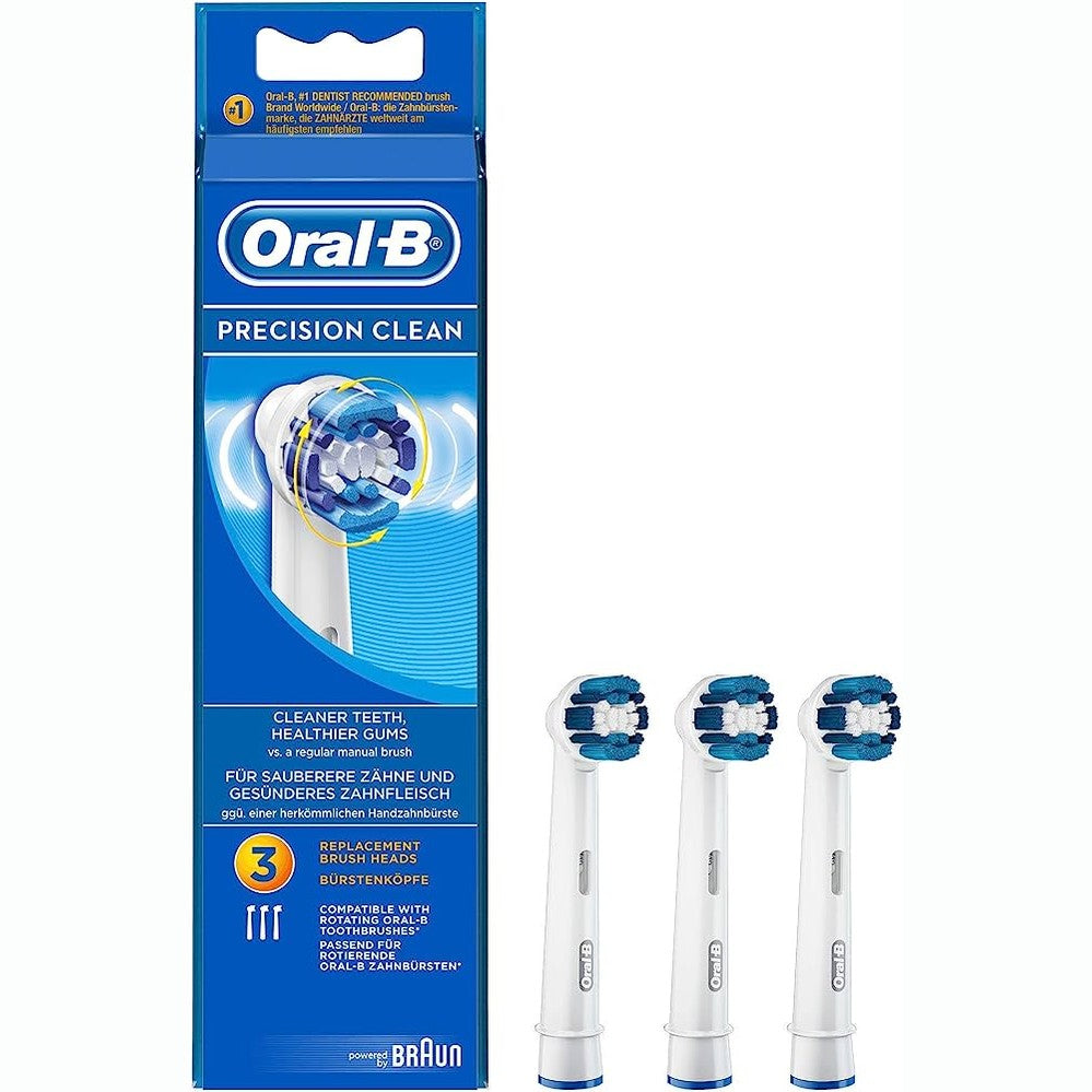 Oral B 3 Replacement Brush heads Precision Clean