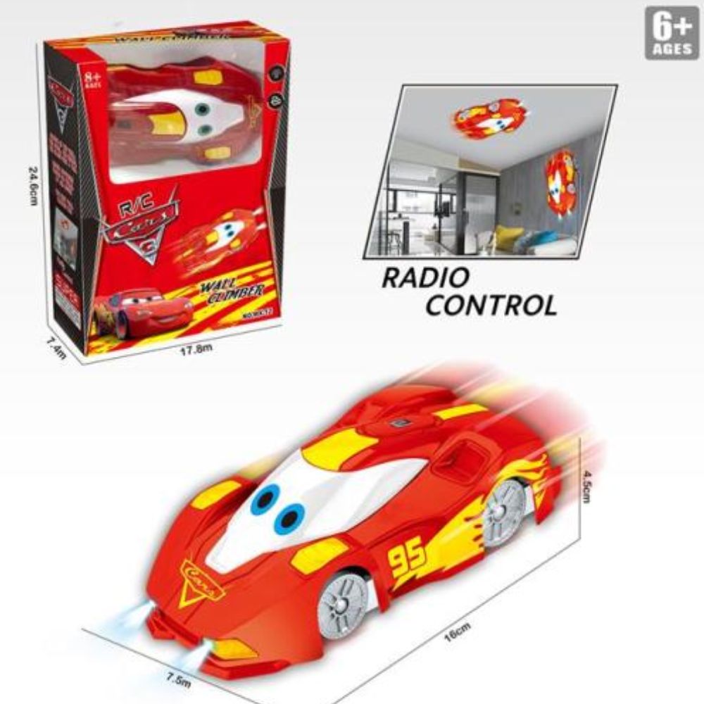 (Net)McQueen's Car drives On Wall With A Remote Control Lebanon