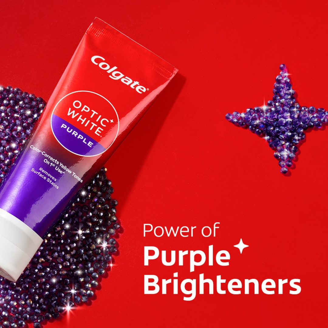 Colgate Optic White Purple Whitening Toothpaste 75ml