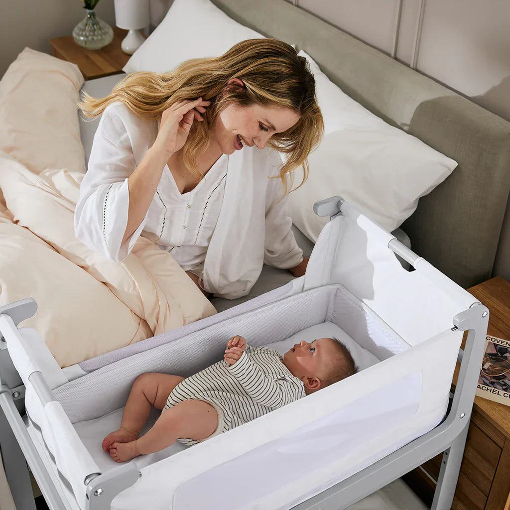 Snuz Dove Gray SnuzPod Bedside Crib