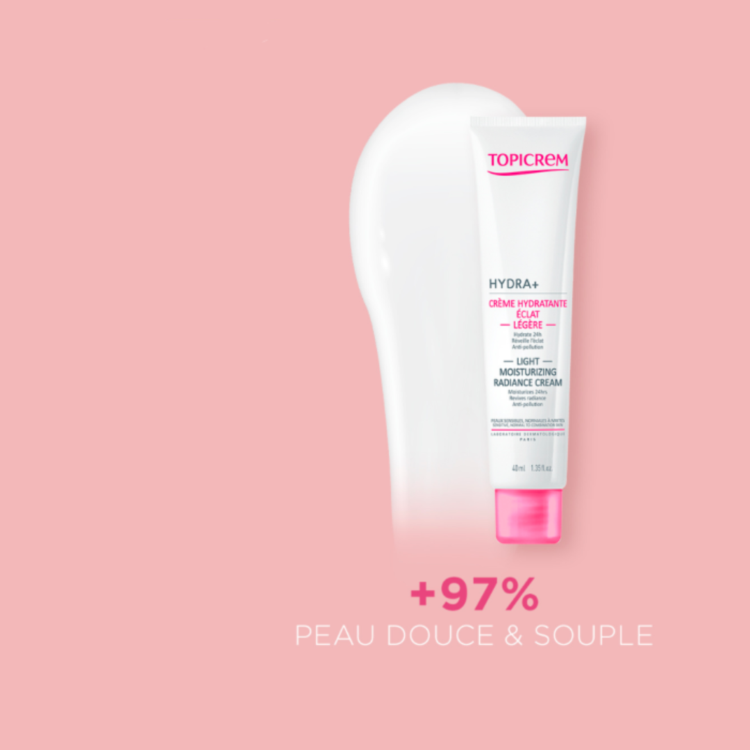Topicrem Hydra+ Light Moisturizing Radiance Cream 40ml