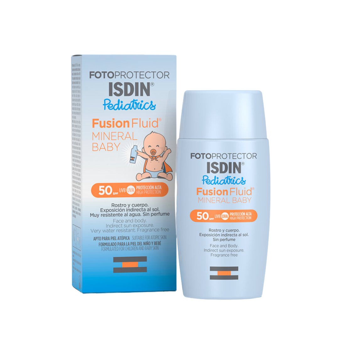 Isdin Fotoprotector Fluid Mineral Baby Pediatrics SPF 50+ 50ml