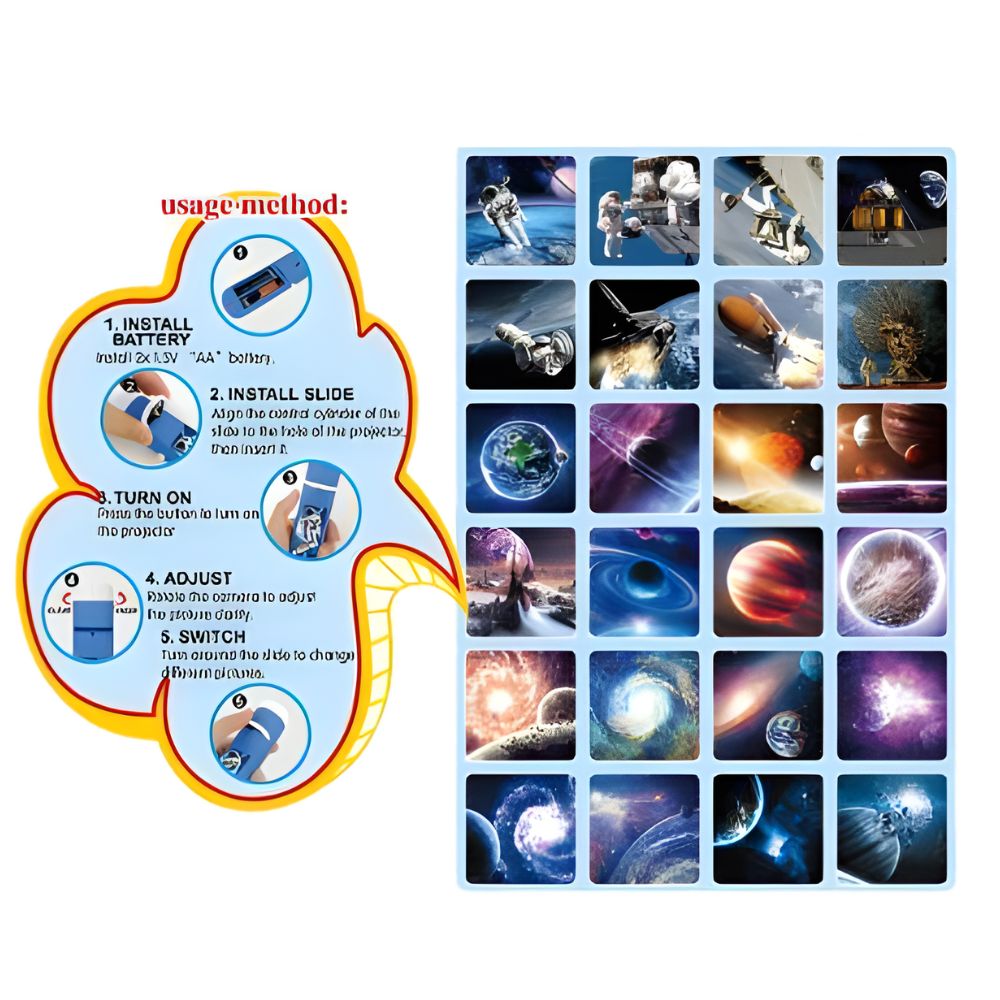 Interactive Projector Torch Light A Fun & Educational