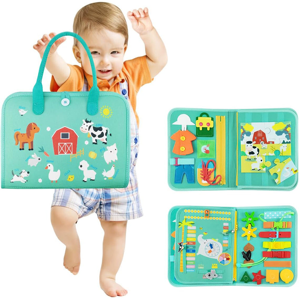 (Net) Sensory Activity Book Animal Design Busy Board Lebanon
