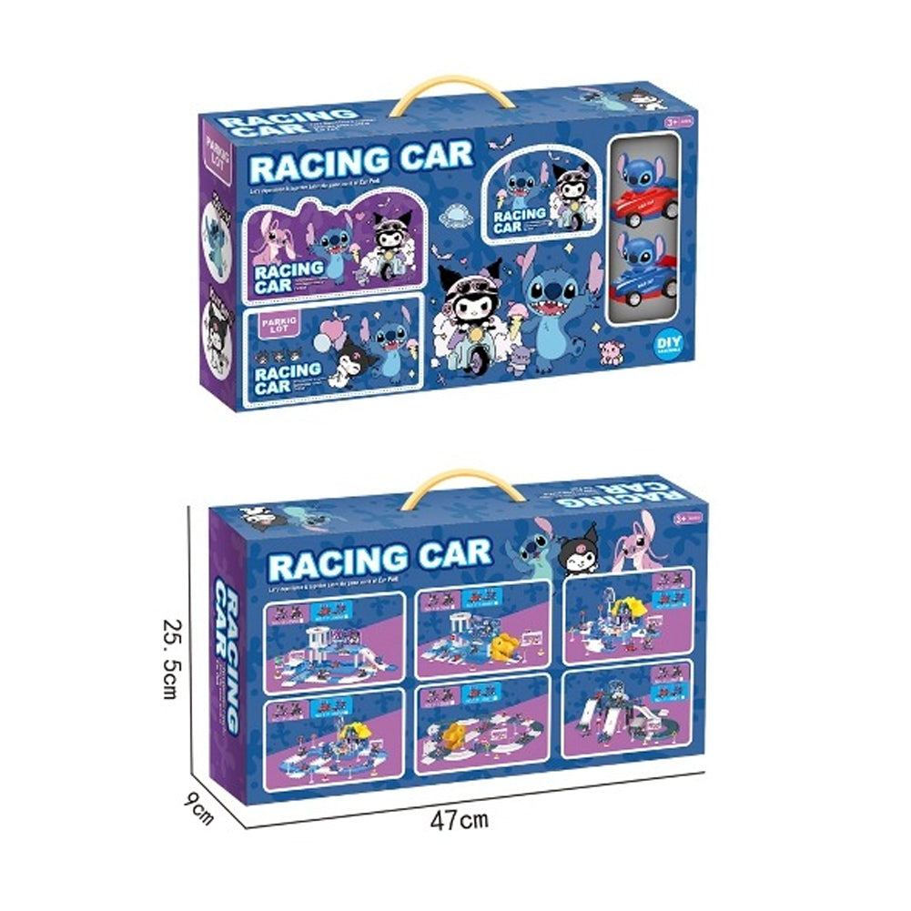 Stitch Parking Racing Car Track Set 36 Pcs Lebanon