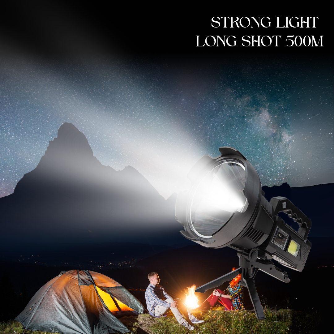 COBA CB-T300 L-111 High-Power Handheld Flashlight with Tripod - Medaid International