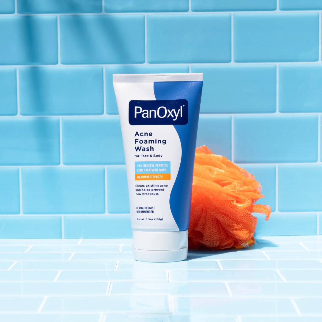 PanOxyl Acne Foaming Wash 10% Benzoyl Peroxide Maximum Strength Antimicrobial
