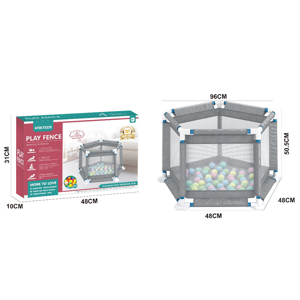 (Net) Safety Baby Fence With 20 Pcs Ocean Ball Lebanon