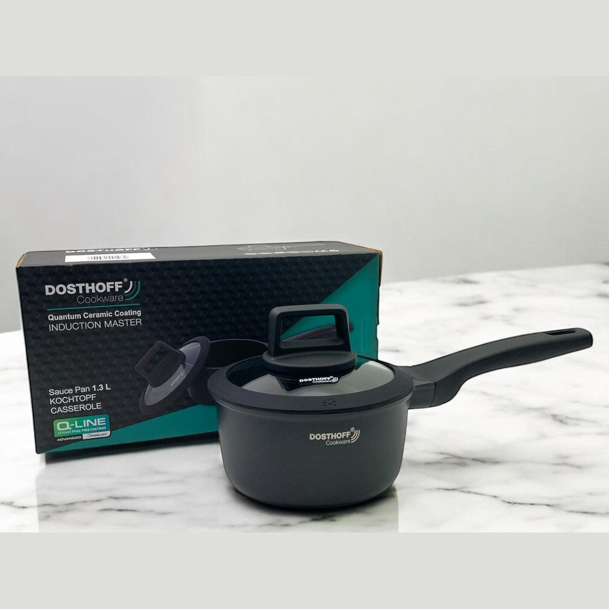 Dosthoff Black Quantum Ceramic Sauce Pan 16 cm