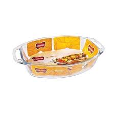 Marinex oval baking dish with handles