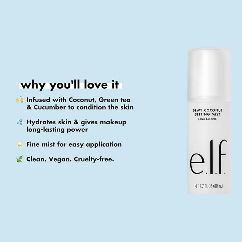 Elf Dewy Coconut Setting Mist 80ml