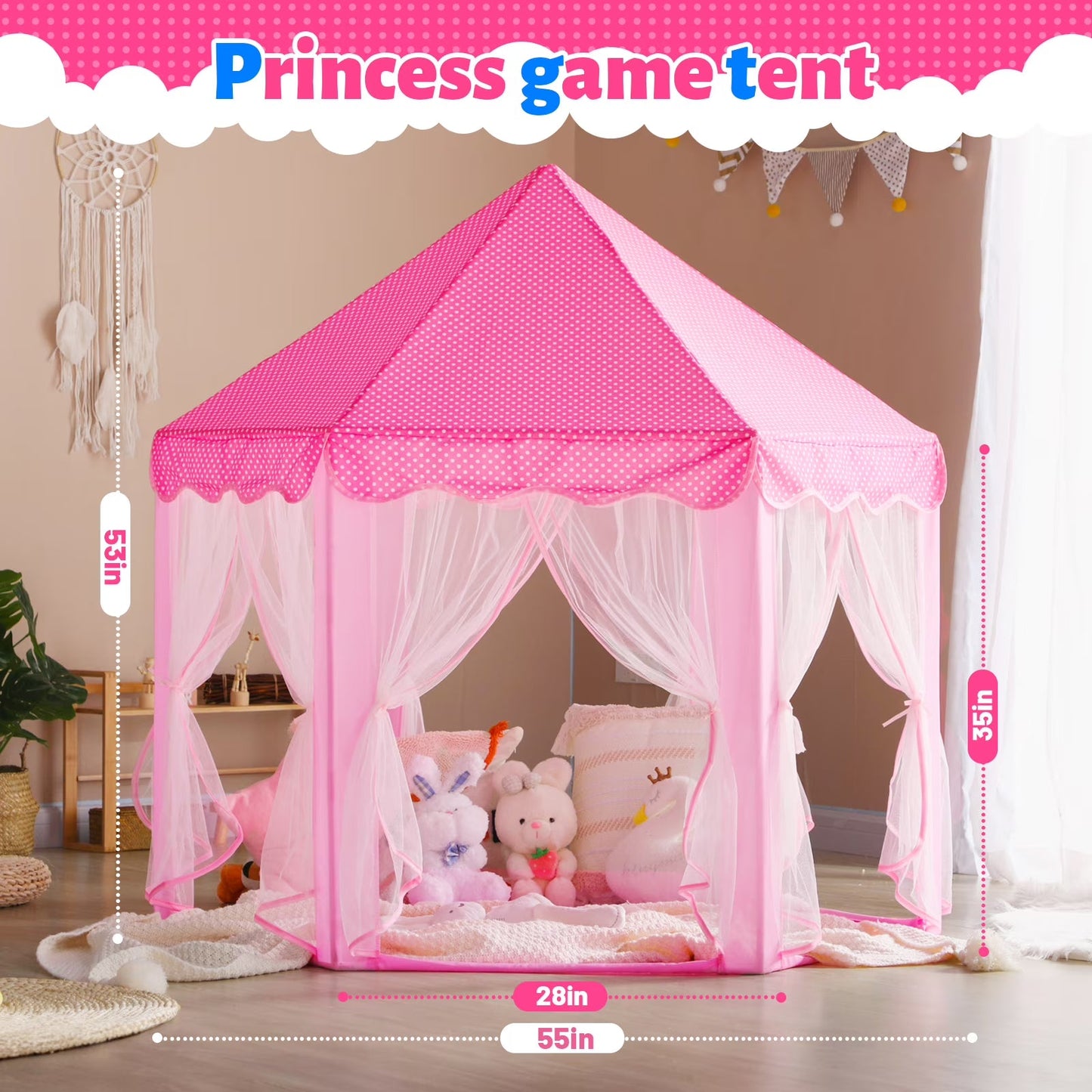 Princess Kids Play Tent