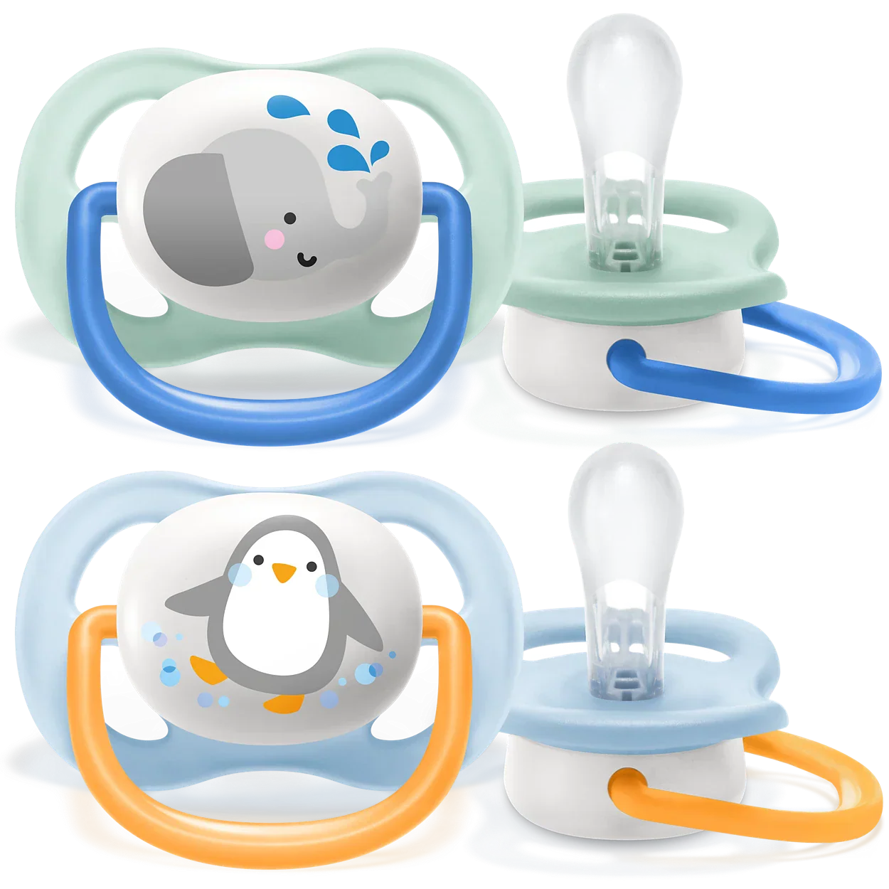 Avent - Ultra Air Soothers Mix Animals - 0-6m