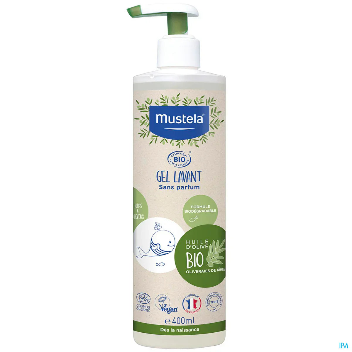 Mustela - Gel Lavant  Certifiee Bio - 400ML