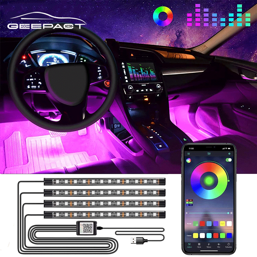 Atmosphere Car LED Lights (4 Doors)
