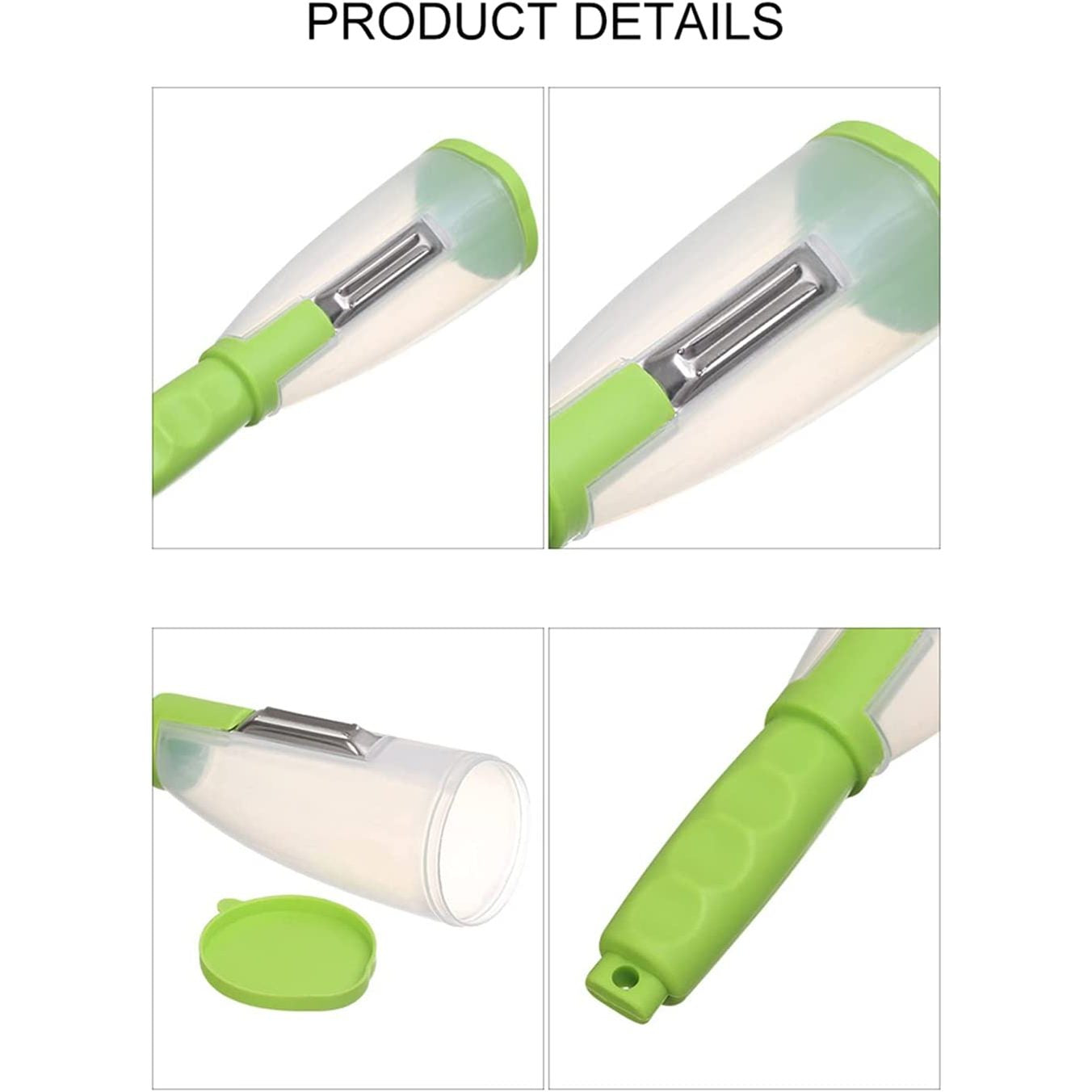 Vegetable Peeler With Storage | 2 in 1 مقشرة خضروات مع خزانة 2 في 1