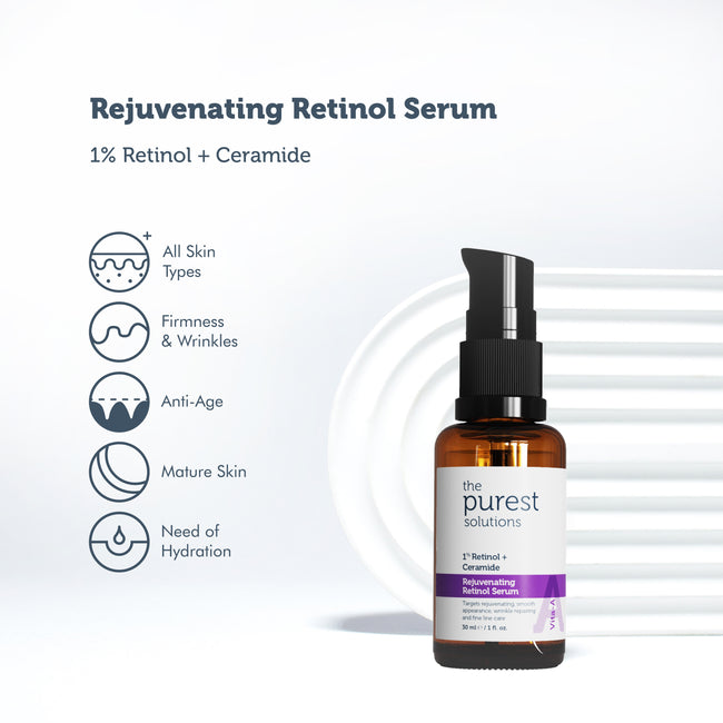 The Purest Solutions Rejuvenating Retinol Serum 1% Retinol + Ceramide