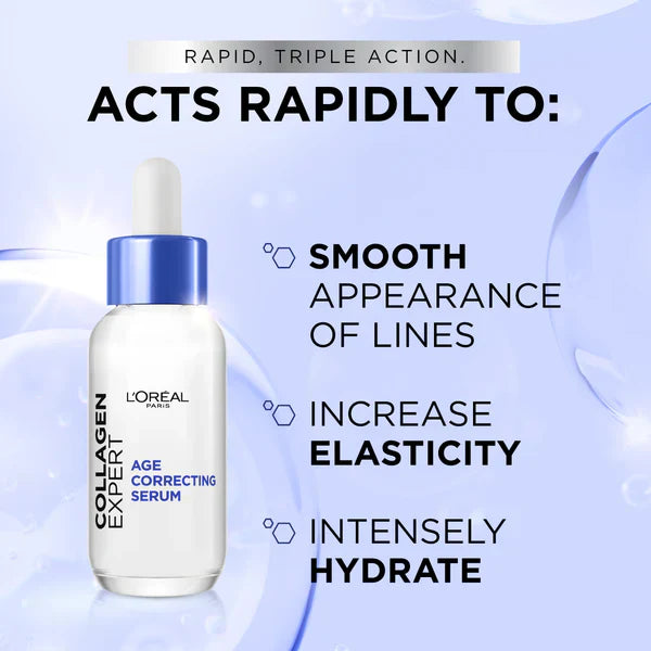 L’Oreal Paris Collagen Expert Age-Correcting Serum with Glycerin & Collagen Peptide Fractions 30ml