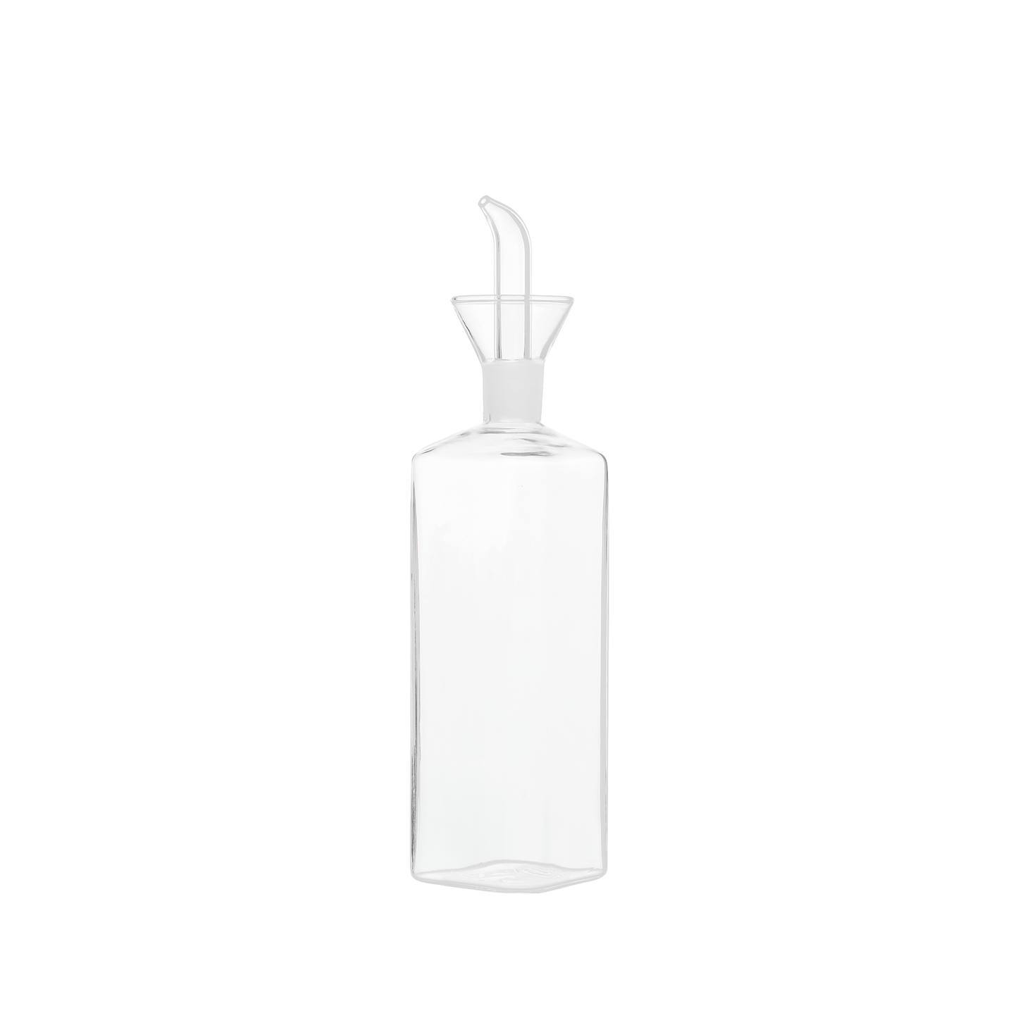 Soy Oil Glass Bottle W/ Nozzle - Clear