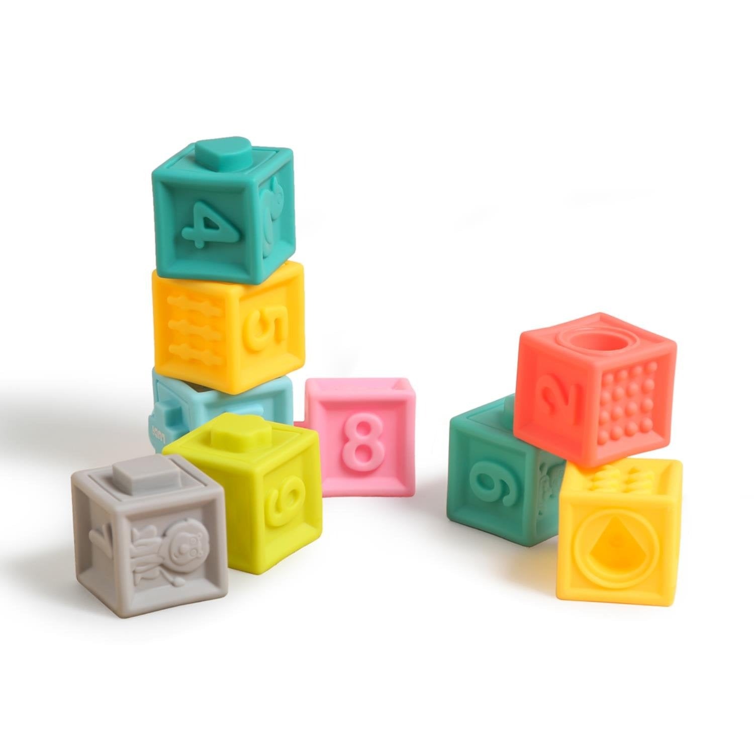 Interlocking sensory cubes
