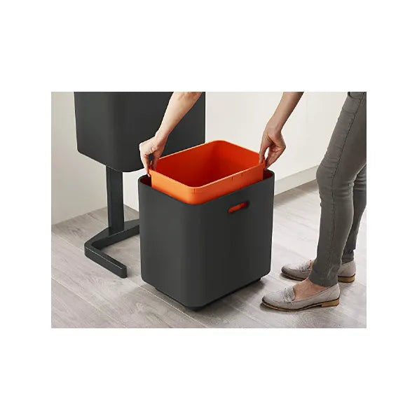 Joseph Joseph Totem Max 60L Black Waste & Recycling Bin