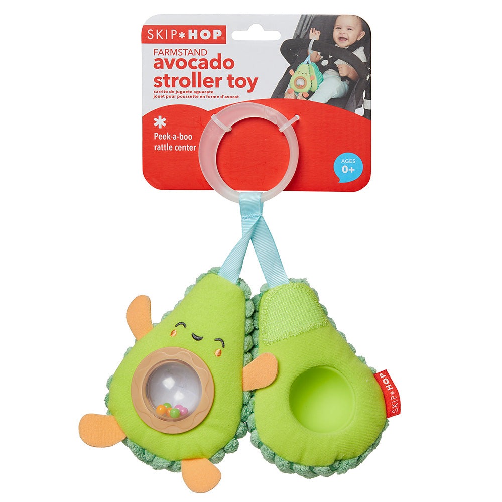 Farmstand Avocado Baby Stroller Toy