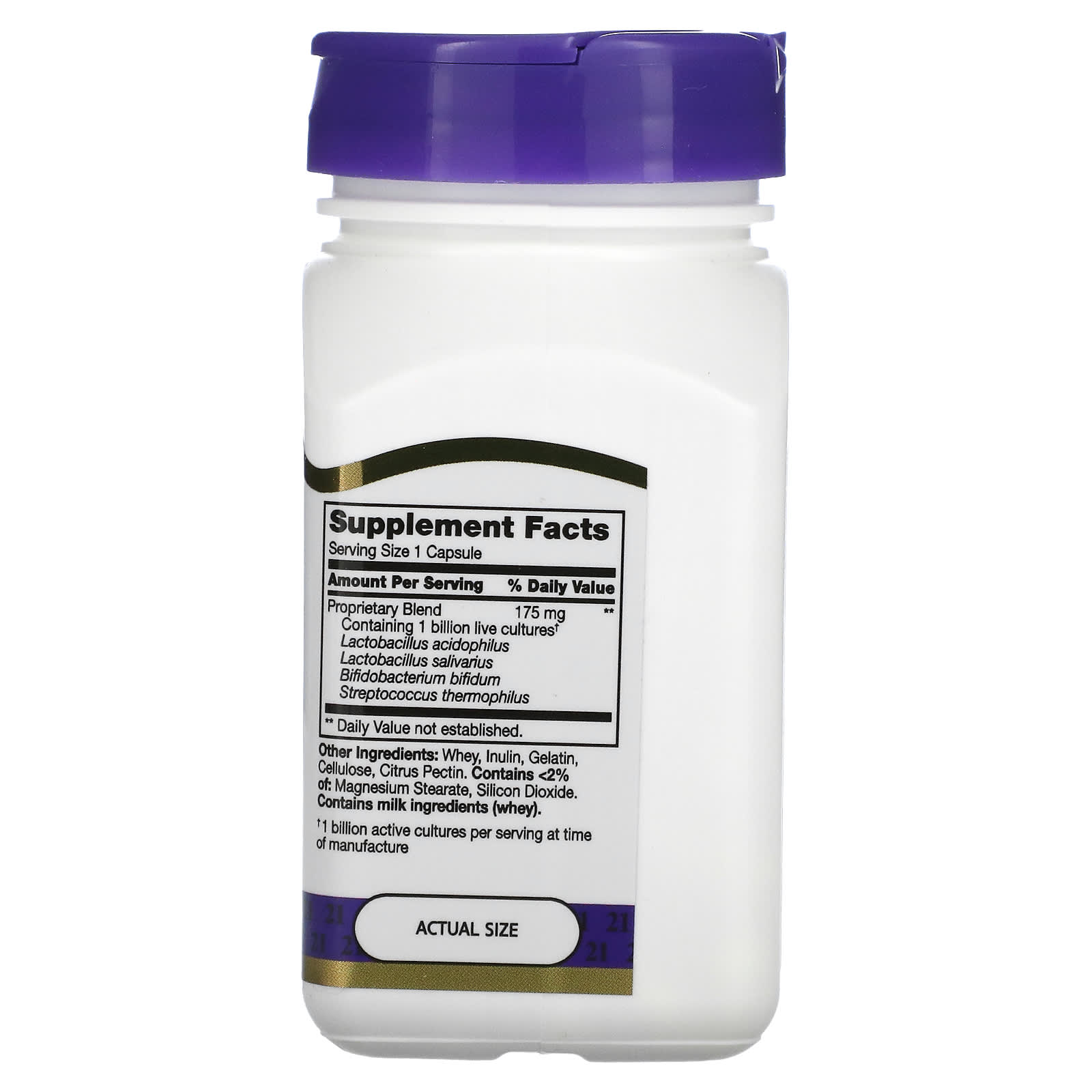 21st Century, Acidophilus Probiotic Blend, 100 Capsules - Medaid International