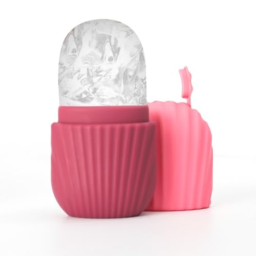 Reusable Facial Ice Roller,Silicone Ice Cube Facial Mold for Pore Tightening,Puffiness,Glowing Skin–Cold Therapy Beauty Tool for Home Skincare,Sensitive Skin - Medaid International