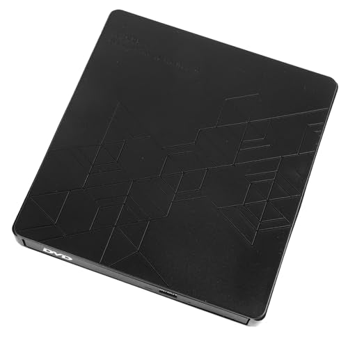 Ashata - USB Plug and Play External CD DVD Drive, Compact & Portable, CD/DVD Burning