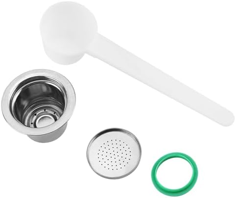 Stainless Steel Coffee Capsule Reusable, Refillable Nespresso Compatible, Premium Capsule with Compact Design for Coffee Machine|B0H2GJHRX4