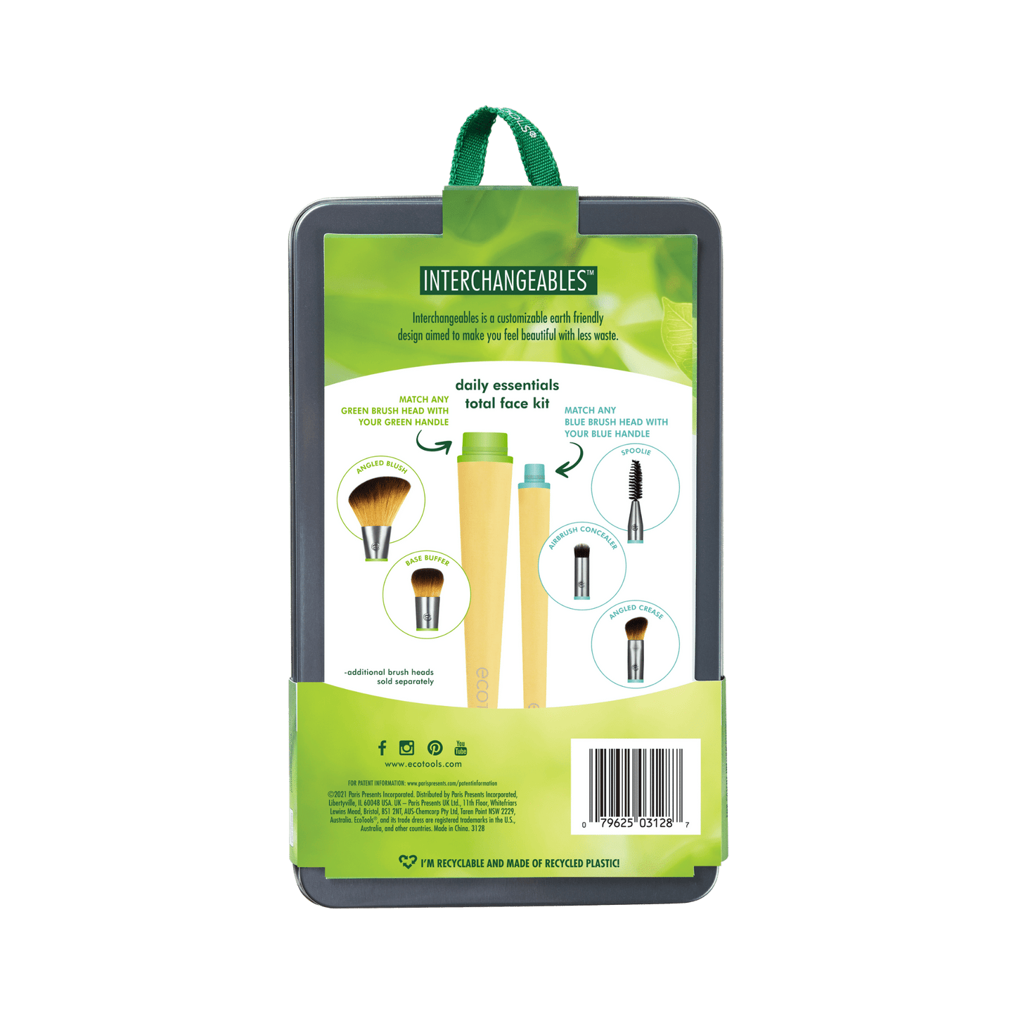 Ecotools Inter Daily Essentials Total Face Kit 5 Brushes