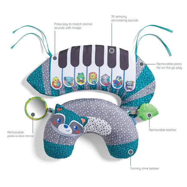 Infantino - Grow With Me 3in1 Tummy Time - Musical Piano Suitable For Newborn And Up