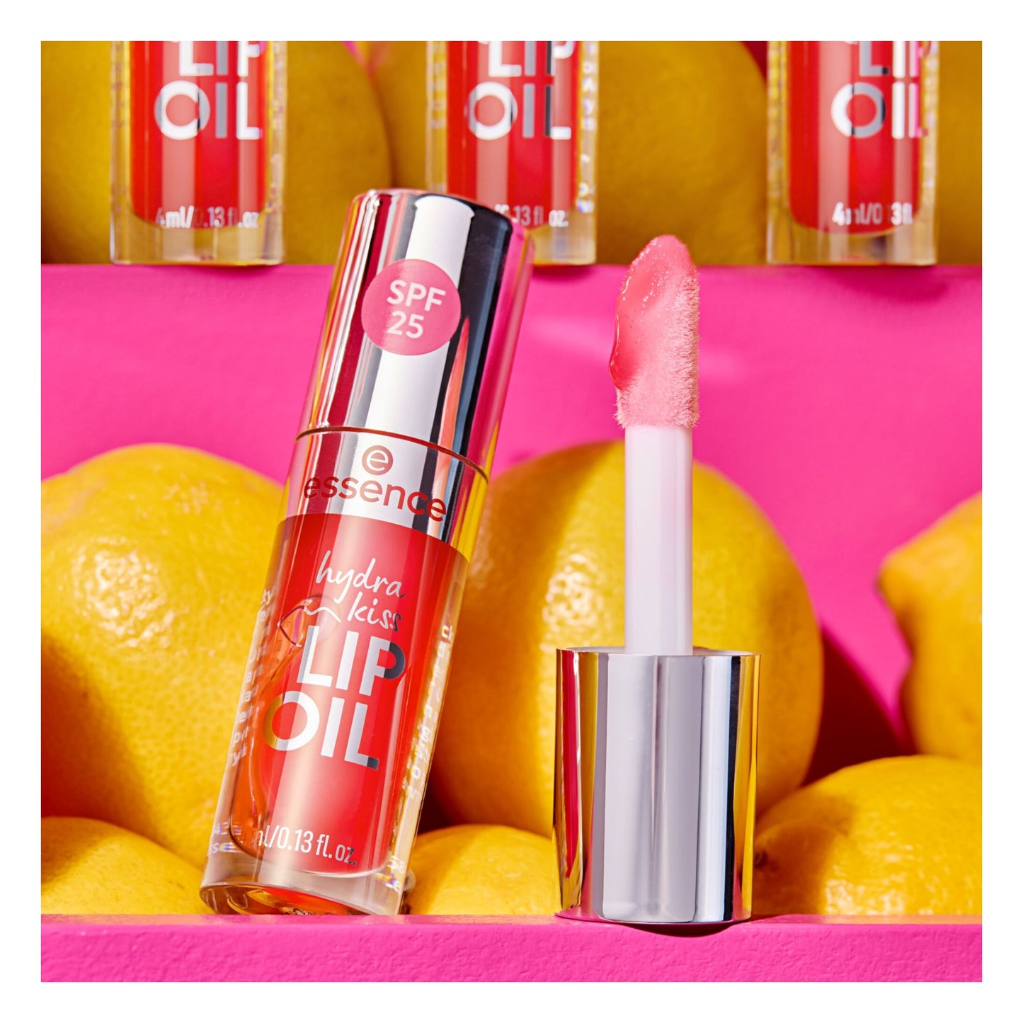Essence Pink Squeeze Please! Hydra Kiss Lip Oil.