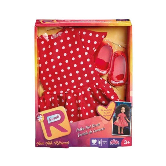 Rfriends  Polka Dot Dress Red