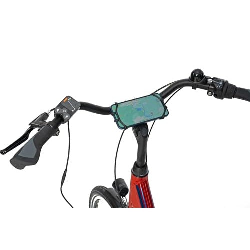 Fischer - 360° Silicone Bicycle Smartphone Holder, Easy to Assemble, Secure Fit