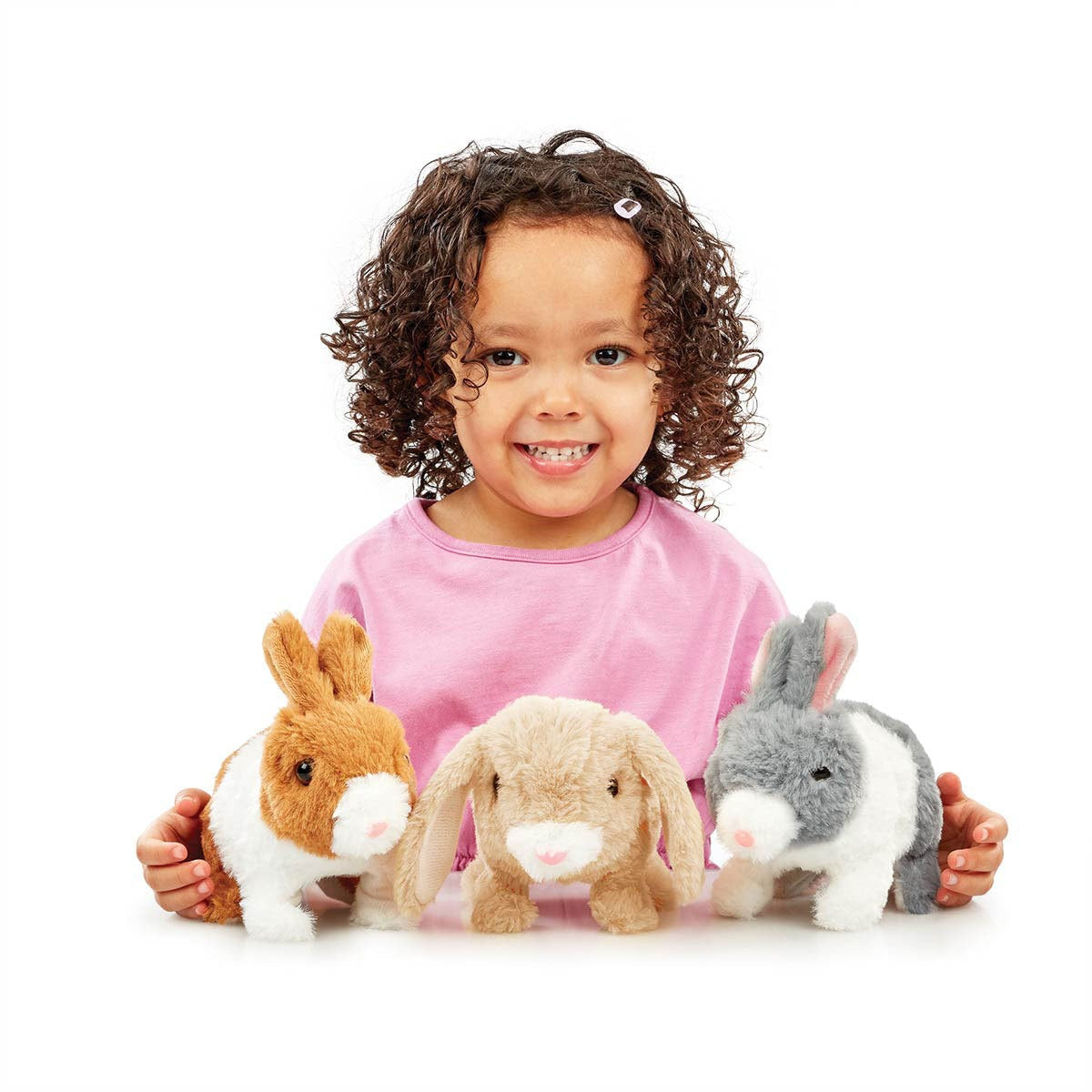 Pitter Patter Pets Teeny Weeny Bunny - Grey Electronic Pet