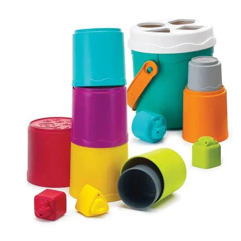 Infantino - Shape Sorting Stack'n - Nest Buckets