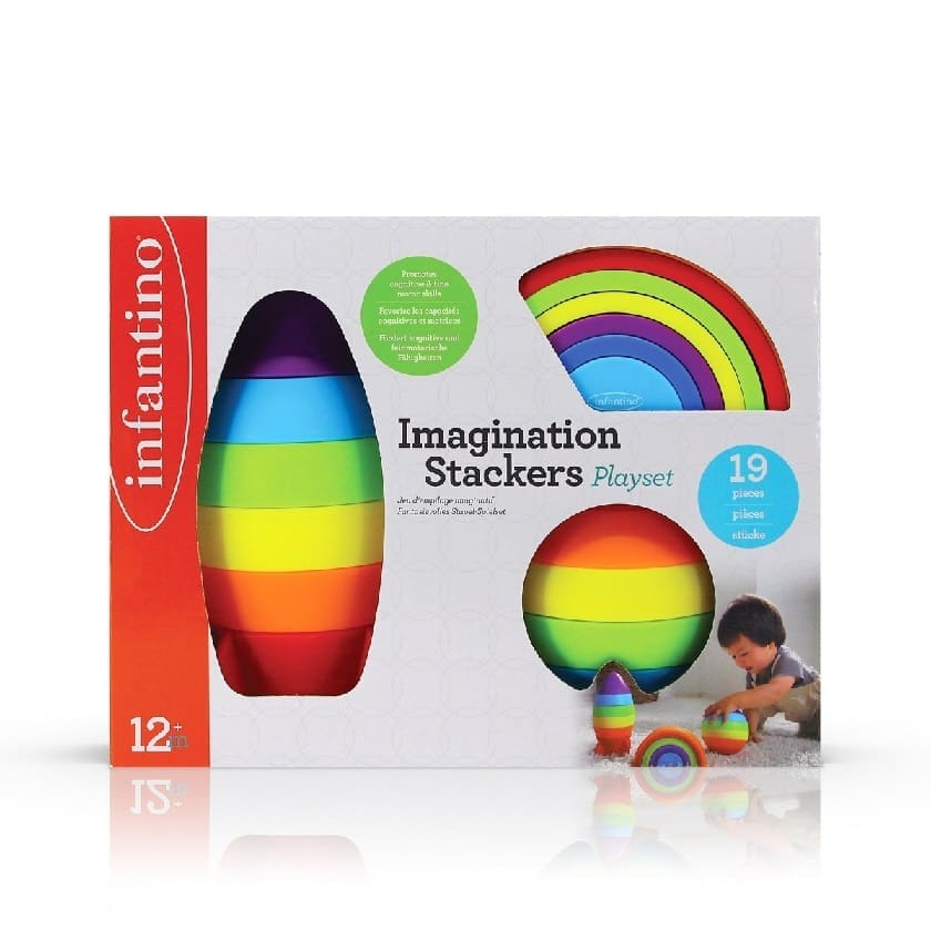 Infantino Imagination Stackers Playset