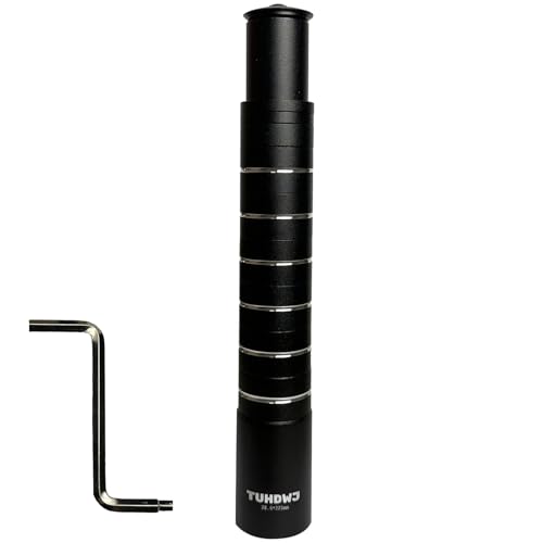 Tuhdwj - Aluminum Alloy Bike Stem Riser, 1-1/8" Extender with Hex Wrench