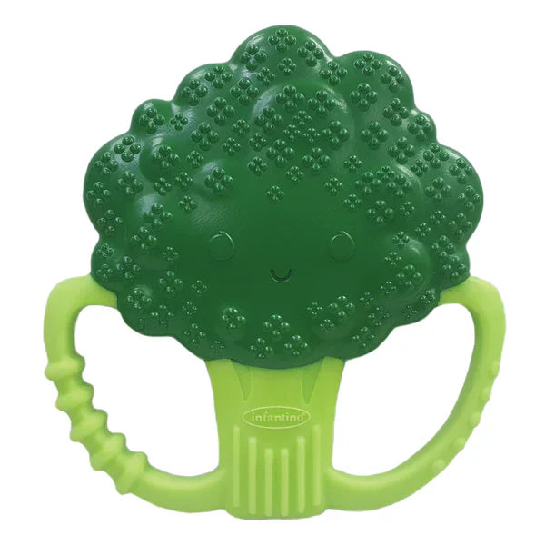 Infantino Lil' Nibbles Textured Silicone Teether™, Broccoli