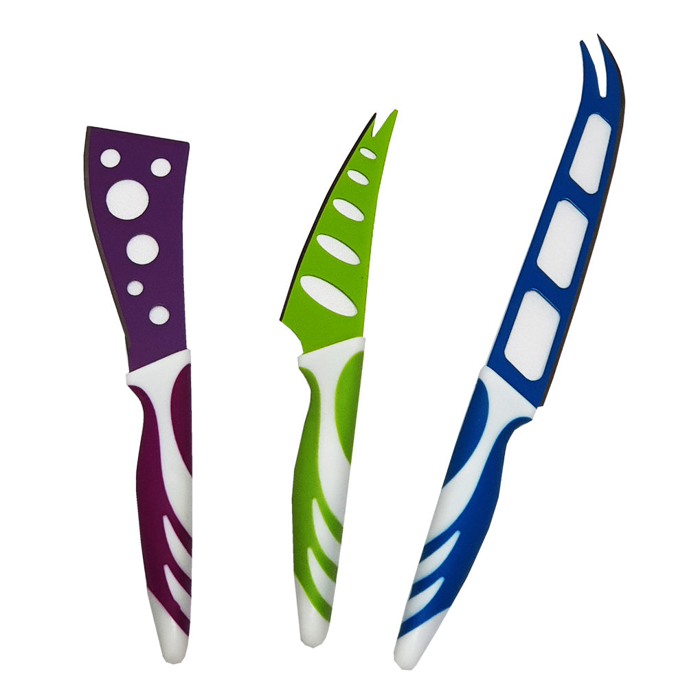 Everrich, Professional Cheese  Knife Set Of 3 Pcs