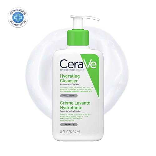 CeraVe Hydrating Cleanser | 236ml/8oz | Daily Face & Body Wash for Normal to Dry Skin - Medaid International