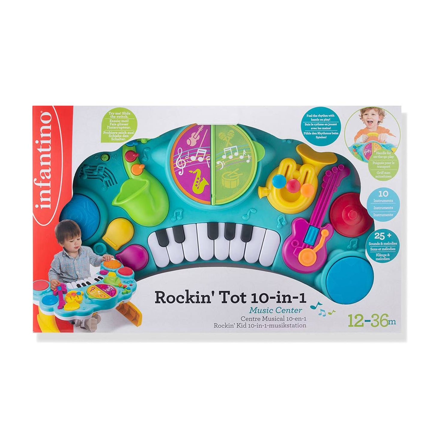 Infantino Rockin Tot 10-In-1 Music Center