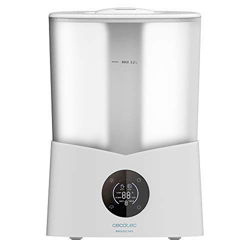 Cecotec - BreezeCare 2600 Light Smart Humidifier, 260 ml/h, 3.2L, Timer, Remote Control