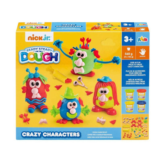 Nickelodeon Junior Ready Steady Dough Crazy Characters Playset